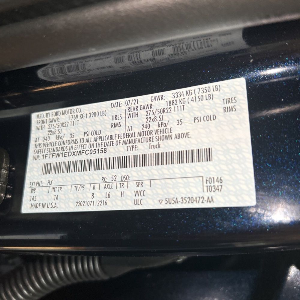 2021 Ford F-150 Limited