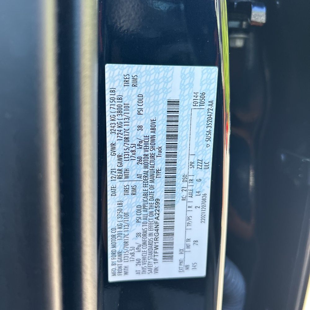2022 Ford F-150 Raptor