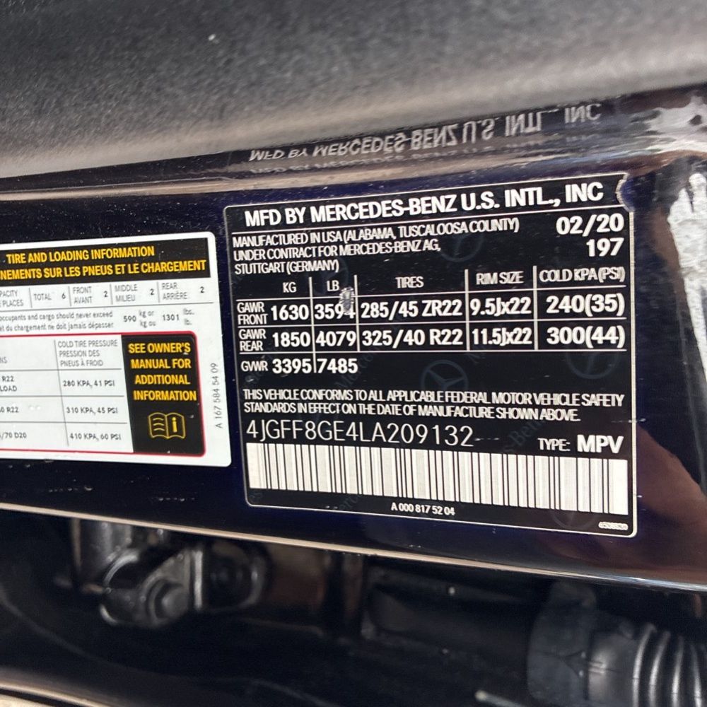 2020 Mercedes-Benz GLS GLS 580